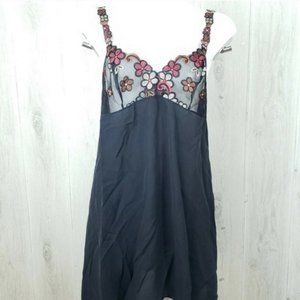 La Perla Malizia 100% Silk Embroidered Lace Slip